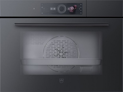Встраиваемый паровой шкаф V-Zug CombiSteamer V4000 45 CS4T-23031 черное стекло Встраиваемый паровой шкаф V-Zug CombiSteamer V4000 45 CS4T-23031 черное стекло